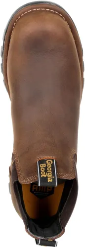 Vista 6 de Georgia Boot Eagle One Steel Toe Waterproof Chelsea Work Boot Brown
