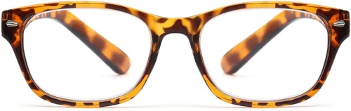 Vista 3 de Paquete de 5 lentes de lectura con marco de plástico estilo retro para hombres y mujeres