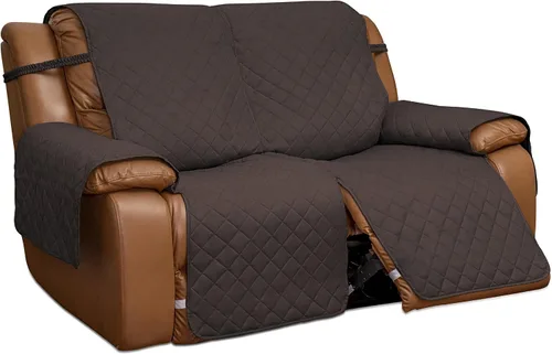 Vista 47 de Easy-Going Funda para Loveseat Reclinable de Gran Tamaño, Funda de Sofá Reversible para Reclinable Doble, Funda de Sofá Dividida para Cada Asiento