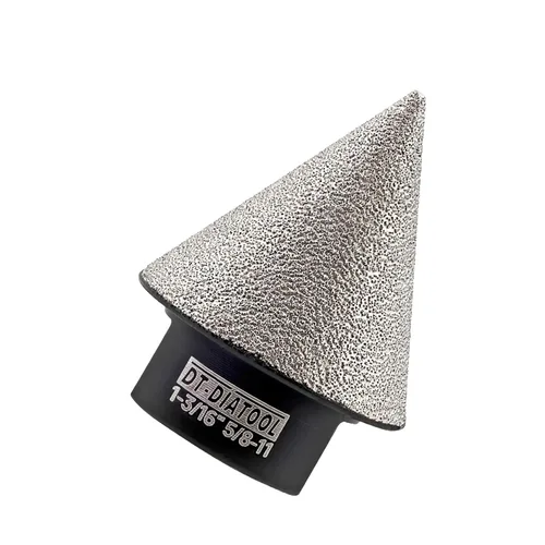 Vista 21 de DT-DIATOOL Brocas biseladas de diamante - Broca de corona de diamante de 4/5 pulgadas x 5/8"-11 rosca para agrandar, recortar, dar forma a agujeros