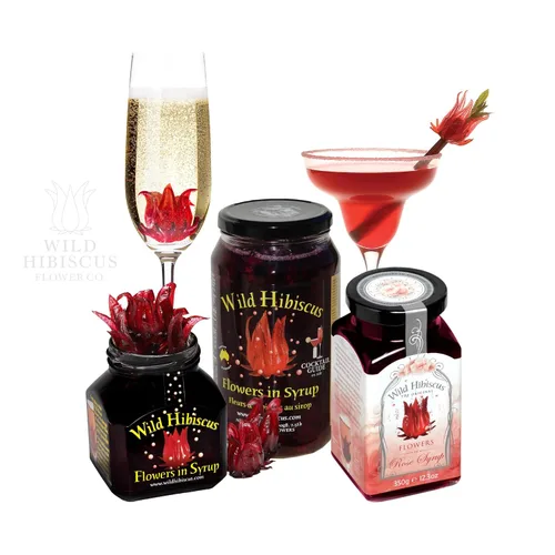 Vista 6 de Wild Hibiscus Flores en Jarabe 8.82 oz