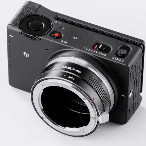 Vista 8 de K&F Concept Adaptador de montaje de lente NIK-L enfoque manual compatible con lente Nikon F a cuerpo de cámara de montaje L