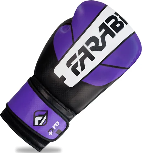 Vista 5 de Farabi Sports Boxing Gloves Men and Women Kickboxing Gloves - Muay Thai Gloves 10-oz 12-oz 14-oz 16-oz Red & Purple Boxing Gloves for Punching Bag