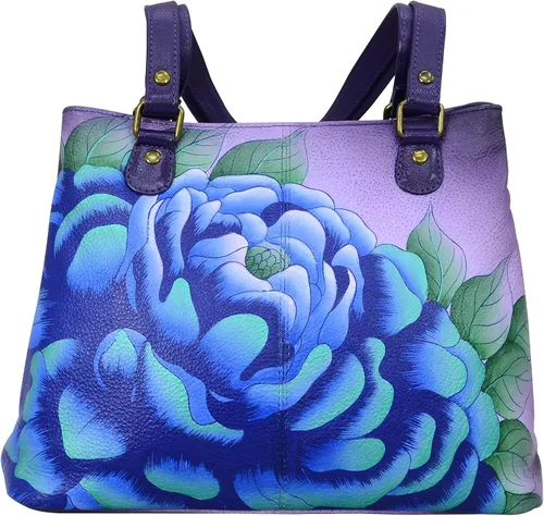 Vista 33 de Anna by Anuschka Bolso de hombro Satchel - Cuero Genuino