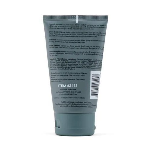 Vista 3 de JOHNNY B. Professional All Over Hair Shampoo and Body Wash