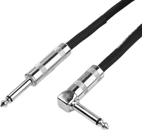 Vista 12 de Cableworks de Gator Cases Serie Backline Cable de instrumento de 10 pies de recto a ángulo recto (GCWB-INS-10RA)