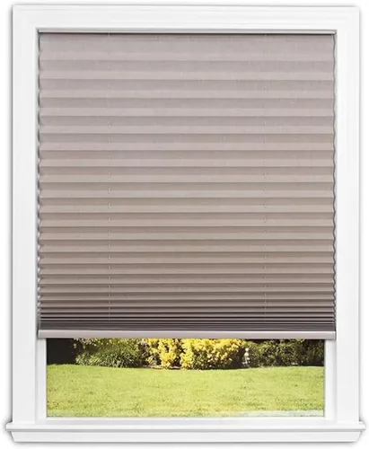 Vista 12 de Redi ShadeEasy Lift-At-Home Light Light Pleated Pleated Shade (se adapta a Windows 19 "-30"), 30 pulgadas x 64 pulgadas, natural