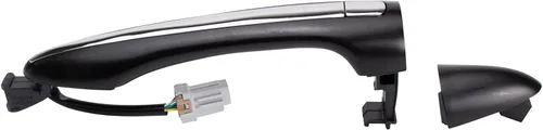 Vista 198 de TRQ Manija de puerta exterior delantera derecha cromada para el lado del pasajero compatible con Dodge Durango Jeep Grand Cherokee 2011-2021