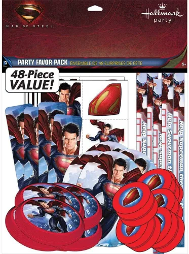 Vista 2 de Juego de recuerdos de fiesta de cumpleaños de Superman