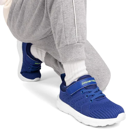 Vista 6 de DREAM PAIRS Zapatos deportivos para niños y niñas, tenis EZ-Ons GoGetters para correr, atléticos, para niños pequeños y grandes