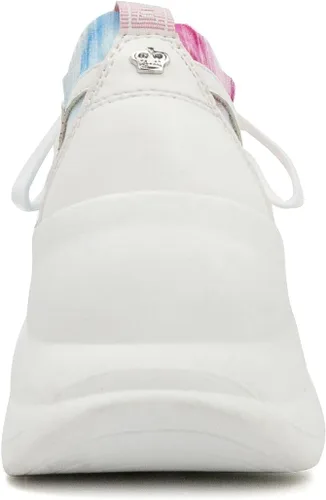 Vista 3 de Juicy Couture Tenis de moda con cordones gruesos para mujer, con plataforma elegante, para caminar cómodamente todos los días