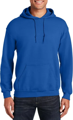 Vista 16 de Gildan - Sudadera con capucha para hombre, mezcla pesada, cordón de ajuste, Rosa de seguridad