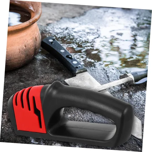 Vista 5 de Tofficu Accesorios para afilar cuchillas, herramienta resistente para afilar cuchillos de 4 etapas, fácil de usar para el hogar