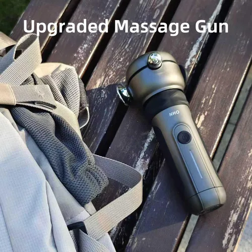 Vista 2 de NHO Pistola de masaje, masajeador de terapia para cuello, espalda, mano, brazo y pies alivio del dolor, masajeador de cuello, pistola de liberación