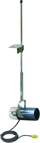 Vista 8 de Scott Aerator Aquasweep Muck Blaster 1 HP 230V Post Mount Cable de 50