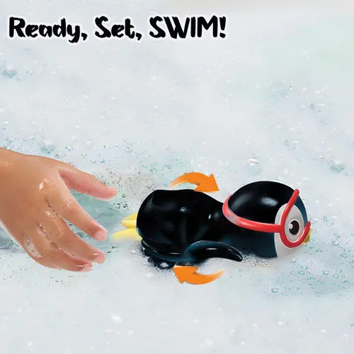 Vista 2 de 6 piezas de juguetes de baño de viento de natación - Animales marinos en la bañera Windup motorizados niños agua baño diversión