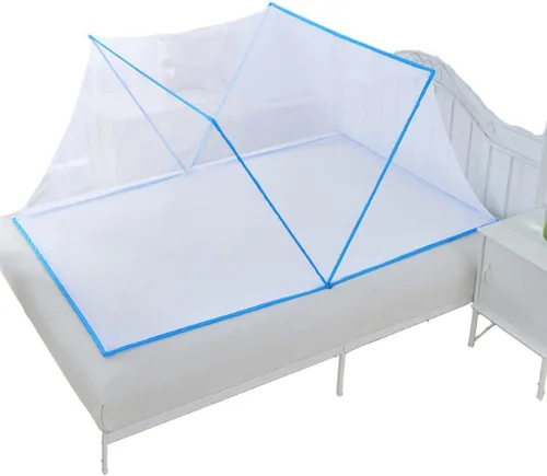 Vista 7 de SWOQ Tienda de mosquitera para dormitorio, fácil de almacenar, plegable, ligera, mosquitera, tienda para viajes