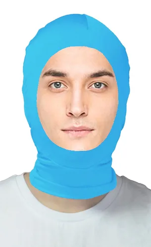Vista 20 de VSVO Máscara de capucha Zentai de cara abierta