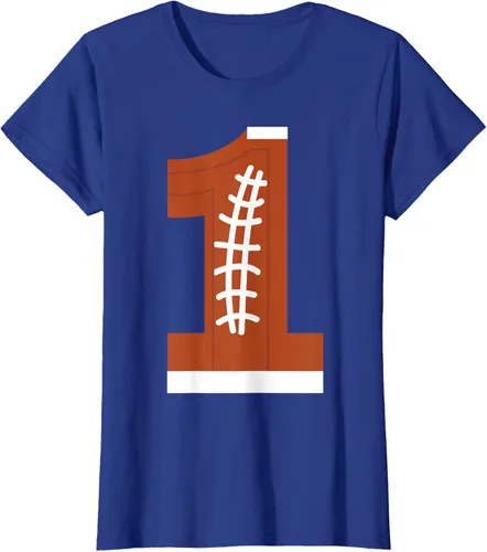 Vista 48 de 1st Birthday Football Ball Boys Camiseta de regalo de 1 año Negro