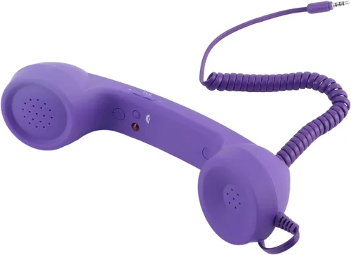 Vista 11 de Retro Phone Handset, Vintage Telephone Handset, Built in HD Speaker & Microphone Vintage Telephone Receiver Plug Play with 3.5mm USB C for Black