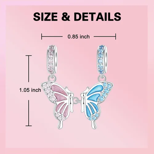 Vista 290 de Abalorios de plata de ley 925 con letras de la A ~ Z, para pulseras, collares, Día de San Valentín, Día de la Madre, joyería regalos para mujeres