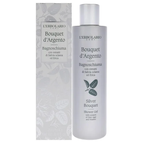 Vista 5 de L'Erbolario Gel de ducha – Jabón corporal hidratante – Tonificante y protector de jabón corporal antioxidante con miel y extractos florales – Golden