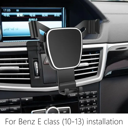 Vista 2 de Soporte para teléfono de coche para Mercedes Benz Clase E 2010-2013 E300 E350 E550 E63 AMG W212 Accesorios de automóvil Soporte de navegación