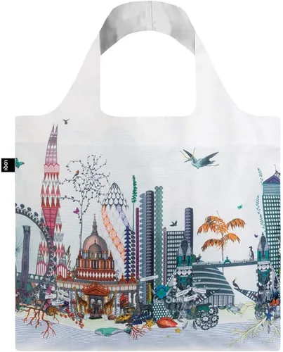 Vista 6 de LOQI Bolsa de compras reutilizable unisex para adultos, diseño de Kristjana S Williams Interiors