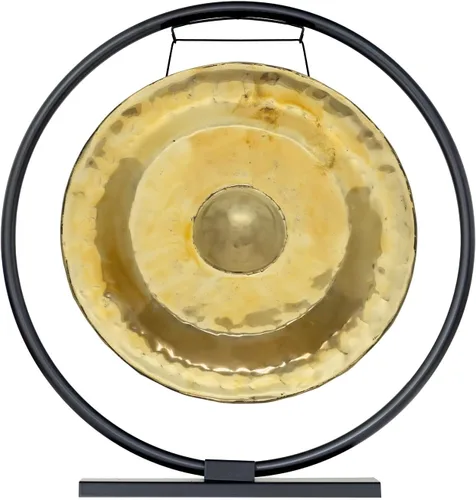 Vista 9 de Gongs de pezón dorado tailandés en soportes, incluye gong, tu elección de soporte y maza/tono brillante transparente/gong fabricado en Tailandia