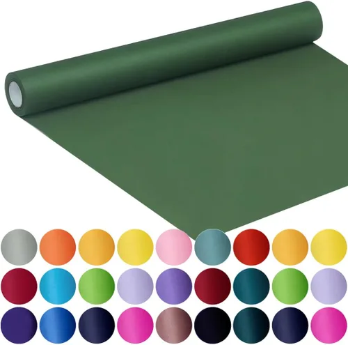 Vista 23 de SMART&CASUAL Papel de regalo negro de 17.8 x 760 pulgadas (63 pies) de papel kraft para regalo, tablón de anuncios, ramos, flores, niños, embalaje