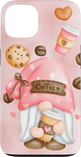 Vista 7 de Cute Coffee Gnomie for Garden Gnome Lovers and Gardener Case for iPhone 17