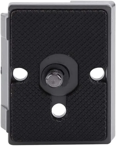 Vista 7 de Tbest Manfrotto - Placa de liberación rápida, soporte para cámara, orificio para tornillo de 1/4, compatible con cámara, trípode