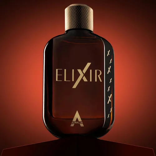 Vista 3 de Atralia Elixir Eau de Parfum para hombre, 3.4 fl oz Perfume amaderado ámbar fresco para hombres Fragancia de larga duración con menta, lavanda