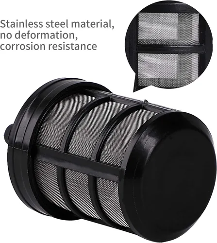 Vista 3 de 2 filtros de manguera doméstica, filtros de bomba de agua y filtros de cifrado de acero inoxidable son adecuados para pulverizadores, lavadoras