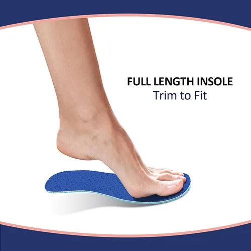 Vista 6 de Haysandy 12 pares de plantillas de zapatos para mujer, plantillas de látex delgadas y transpirables con agujeros, amortiguación ultra suave