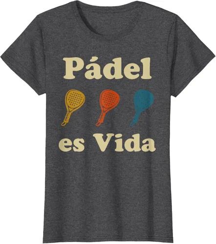 Vista 6 de Padel ES Vida Player Sport Life in Spanish En Espanol Men's T-Shirt