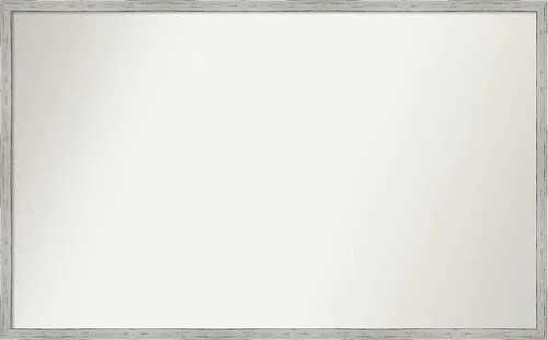 Vista 60 de Amanti Art Espejo de baño blanco para sobre el fregadero, 22 x 45 pulgadas, espejo de tocador rectangular blanco Lucie, marco de madera moderno