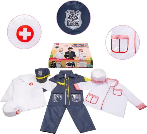 Vista 5 de Ropa de Vestir para Juego de Roles de LOYO para Niños de 3 a 8 Años