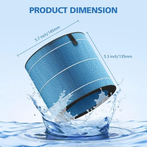 Vista 3 de MIRO PRO Filtro de Humectación Compatible con Purificador de Aire y Humidificador 2-en-1 de Afloia MIRO PRO y KILO PRO, Cortina Húmeda Lavable