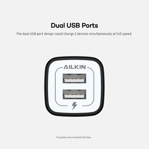 Vista 3 de Cubo con USB para cargador, enchufe cargador de pared iPad, Samsung, Google Pixel, LG, teléfonos con cámara y tabletas cargan múltiples bases