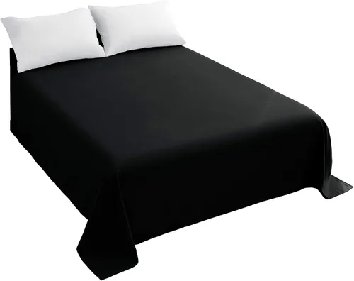 Vista 10 de Sfoothome Sábana encimera de tamaño matrimonial – Microfibra cepillada extra suave, lavable a máquina, sin arrugas (beige, matrimonial)