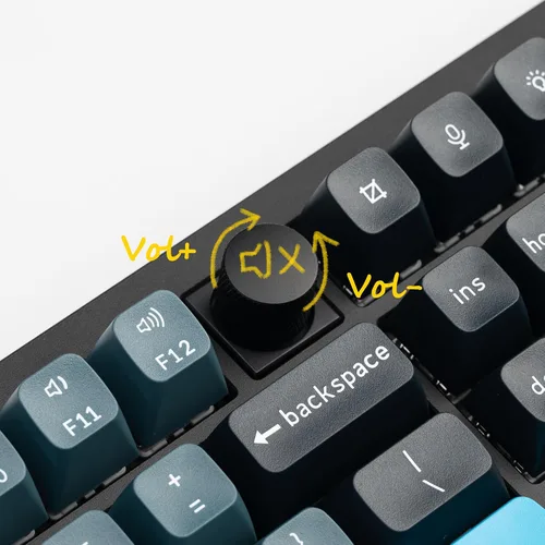 Vista 9 de Keychron Q6 Pro Teclado Mecánico Personalizado Completo de Aluminio QMK/VIA con Botón Programable Bluetooth, Teclado de Tamaño Completo KSA