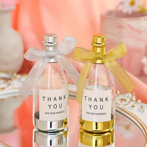 Vista 7 de Gadpiparty 40 cajas de dulces para botellas pequeñas, recuerdo de fiesta, contenedor para botellas, recipientes de chocolate para bodas, regalos