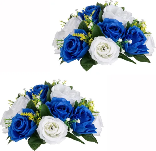 Vista 45 de Centros de mesa de flores para mesas de boda: decoraciones de mesa de Halloween, bolas de flores negras, centros de mesa para compromiso, ceremonia