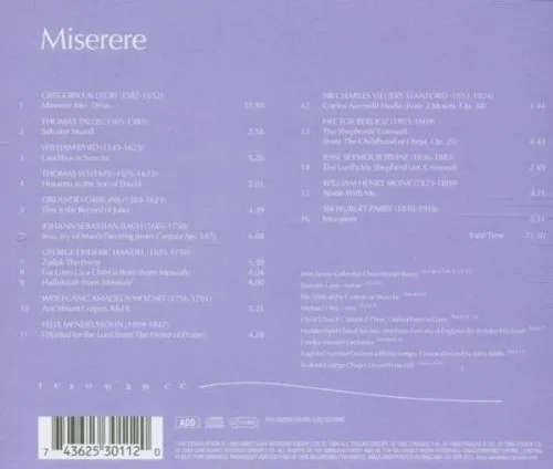 Vista 2 de Miserere Collection of Choral Classics