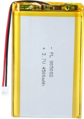 Vista 8 de 3.7V 2800mAh 123464 Lipo batería recargable de iones de polímero de litio con conector JST