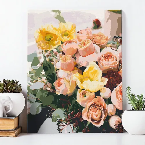Vista 2 de SIYDCF Pintura personalizada por números, personaliza pintura por números para adultos principiantes, kit de pintura acrílica para decoración