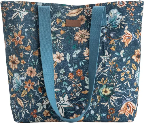 Vista 28 de Maison d' Hermine - Bolsa de lona de algodón reutilizable para mujeres, con asa para el hombro, bolsas a granel para compras y viajes