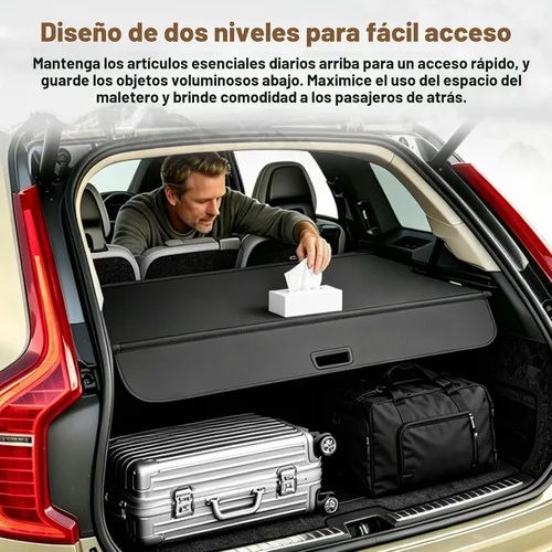 Vista 6 de Powerty - Funda de carga para accesorios Volvo XC90 2016-2025, lona