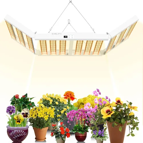 Vista 10 de 2024 Nuevo SPF2000 PRO Luz LED de 200W para Cultivo 3x3 pies de Cobertura con Temporizador y Atenuador para Plantas de Interior en Fase Vegetativa